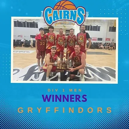Div 1 men winners Gryffindors