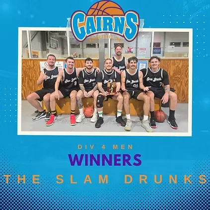 Div 4 men winners the slam drunks